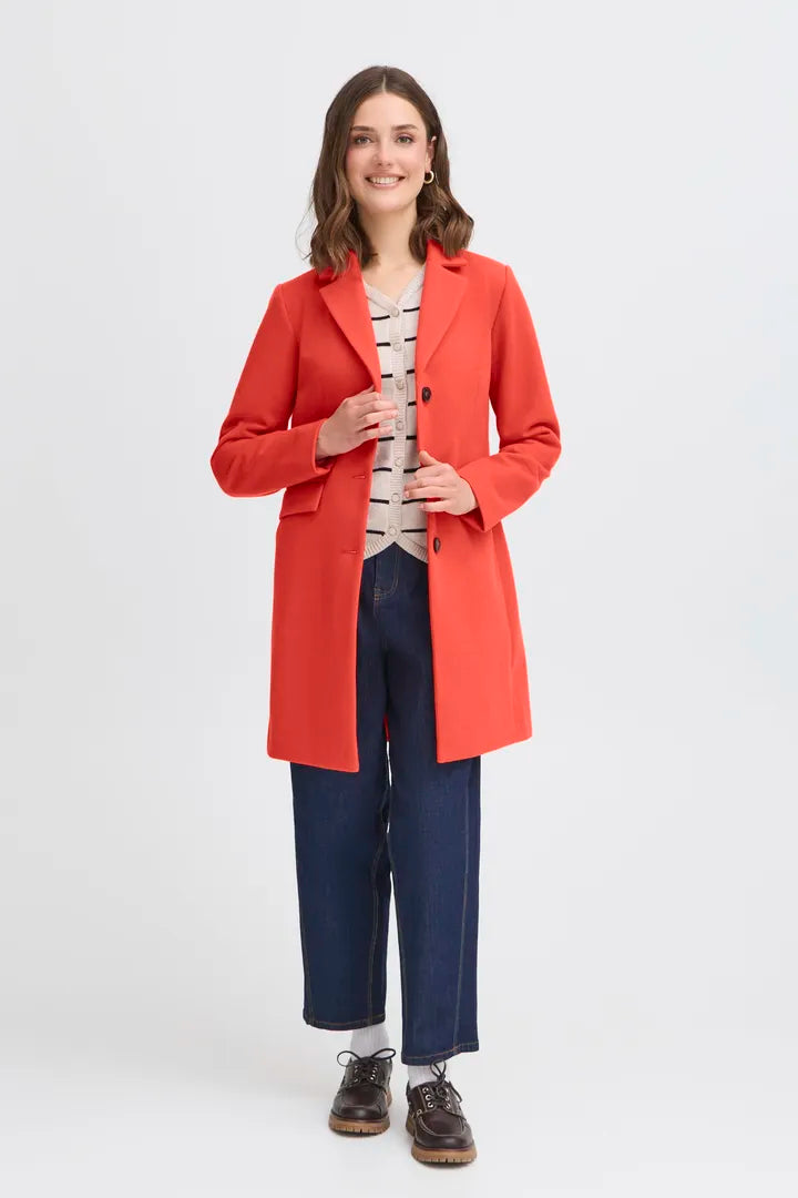 Fransa Evilla Jacket Mars Red