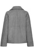 b.young Cilia Short Jacket Mid Grey Melange