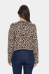 Saint Tropez Lydia Cardigan Black Leopard Jacquard
