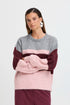 b.young Omea O-Neck Jumper Port Royale Mix