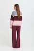 b.young Omea O-Neck Jumper Port Royale Mix
