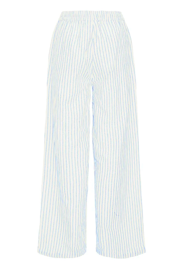 Fransa Bonnie Trousers Cashmere Blue Art
