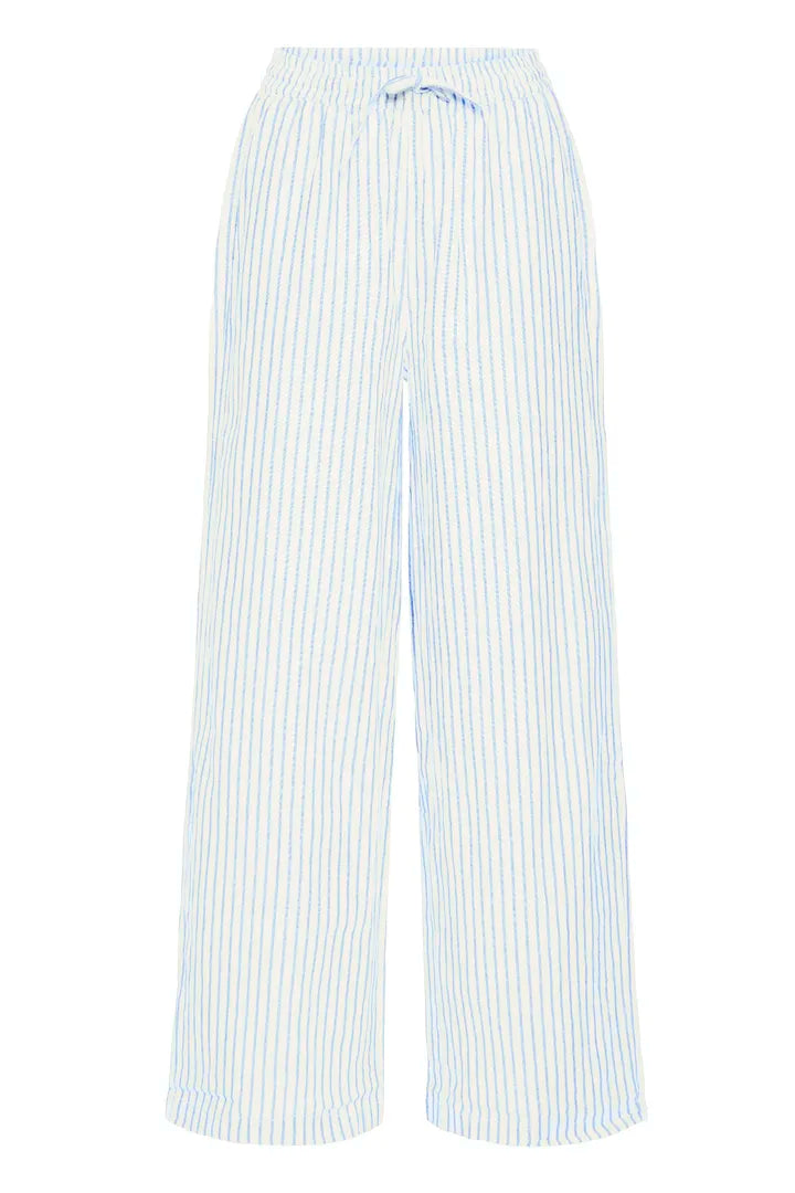 Fransa Bonnie Trousers Cashmere Blue Art