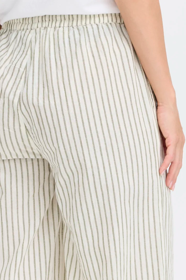 Fransa Bonnie Trousers Cashmere Blue Art