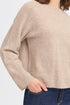 Fransa Noah Pullover Desert Taupe Melange