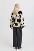 b.young Bemio Coat Birk Cow Fake Fur