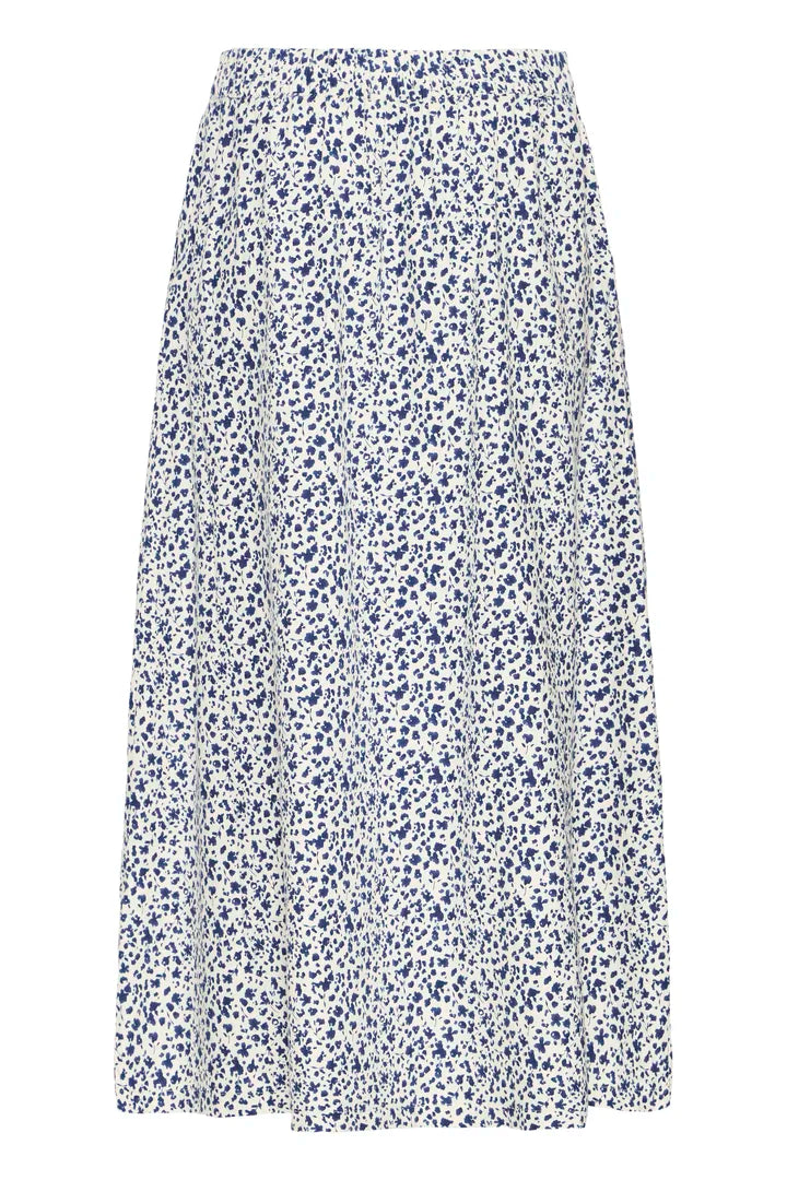 b.young Falakka Button Skirt Medieval Blue Flower