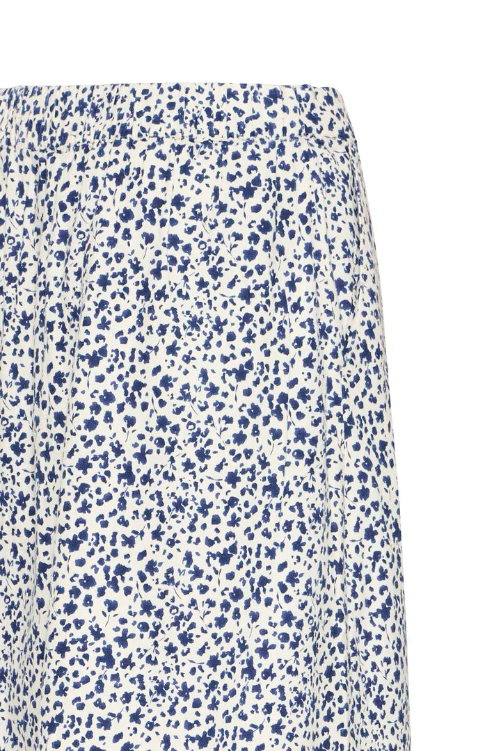 b.young Falakka Button Skirt Medieval Blue Flower