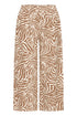 b.young Falakka Crop Trousers Woodsmoke Animal