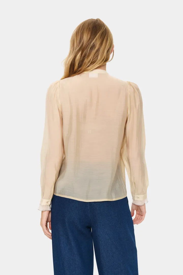 Saint Tropez Magdalena Shirt Brown Rice