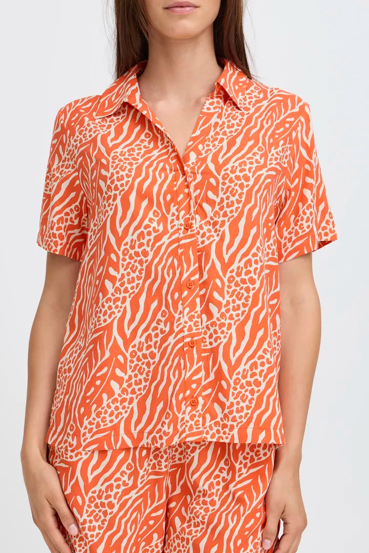 b.young Joella Shirt Nature Vibes Fiesta