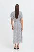 b.young Falakka Button Skirt Medieval Blue Flower