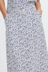 b.young Falakka Button Skirt Medieval Blue Flower