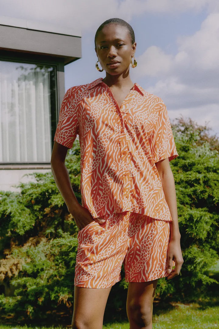 b.young Joella Shirt Nature Vibes Fiesta