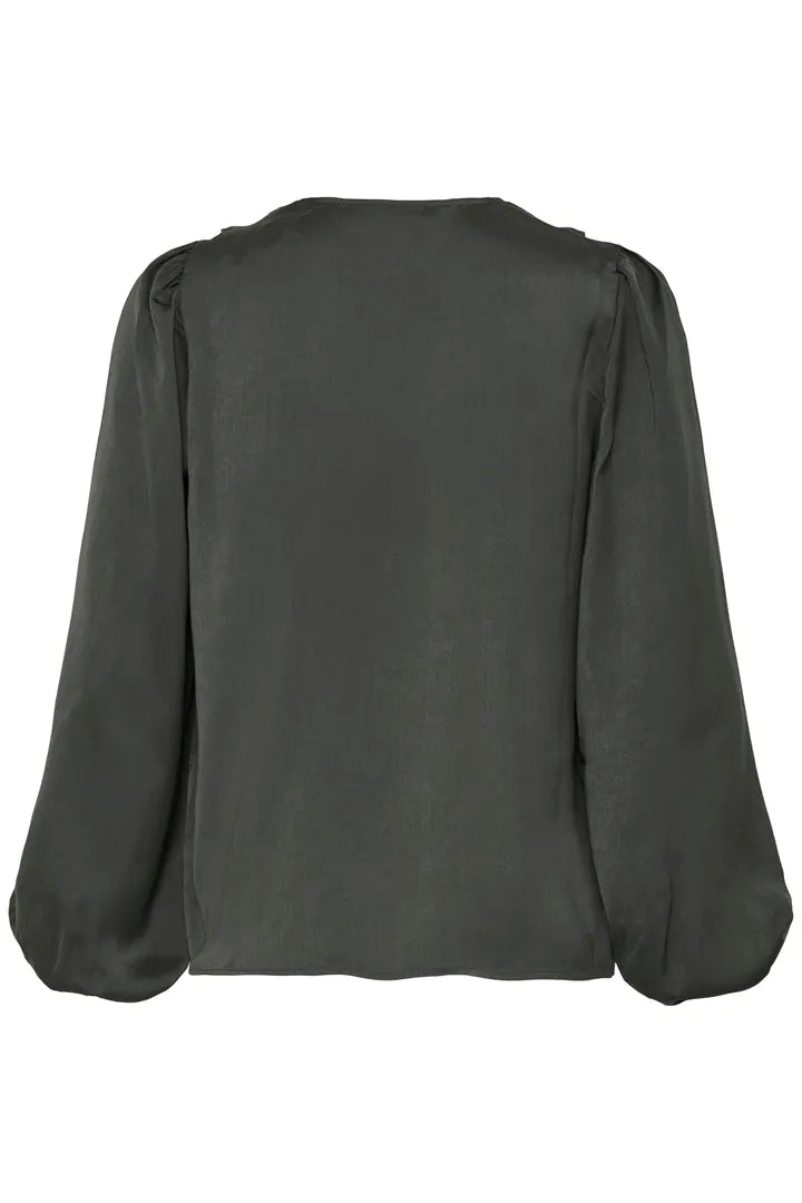 b.young Igomi Blouse Asphalt