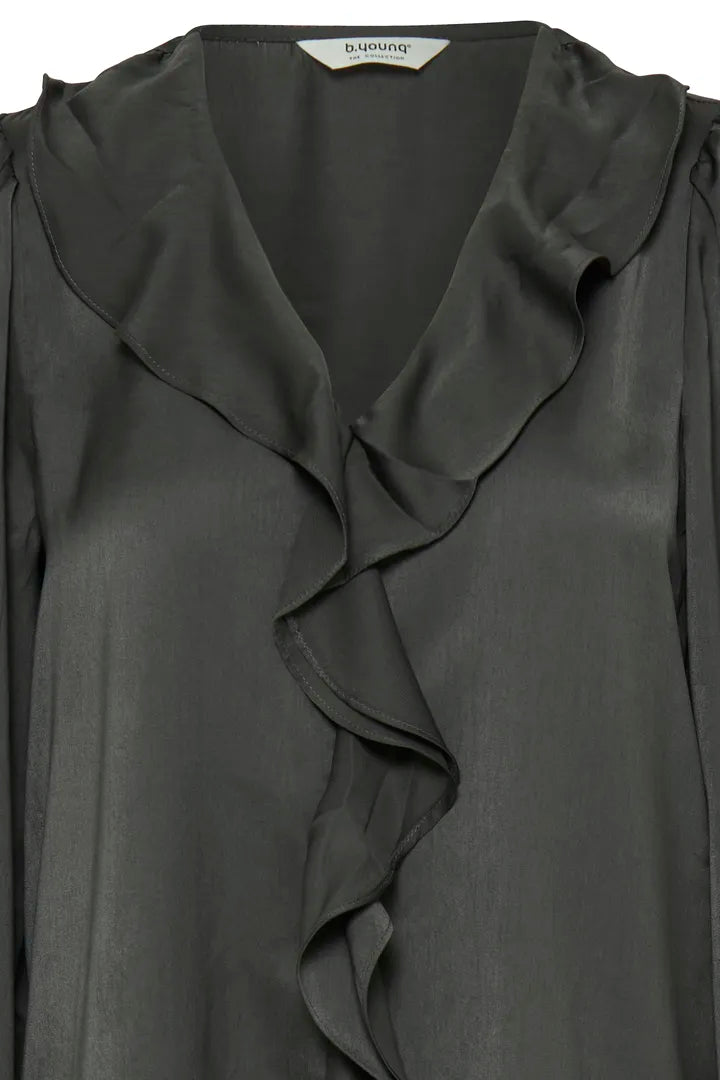 b.young Igomi Blouse Asphalt