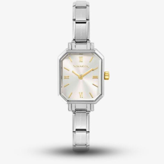 Nomination Silver Face Rectangular Watch
