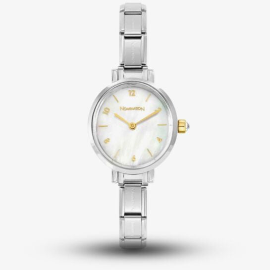 Nomination Mother Of Pearl CZ Oval Watch