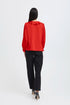 b.young Flair Frill Blouse Barbados Cherry