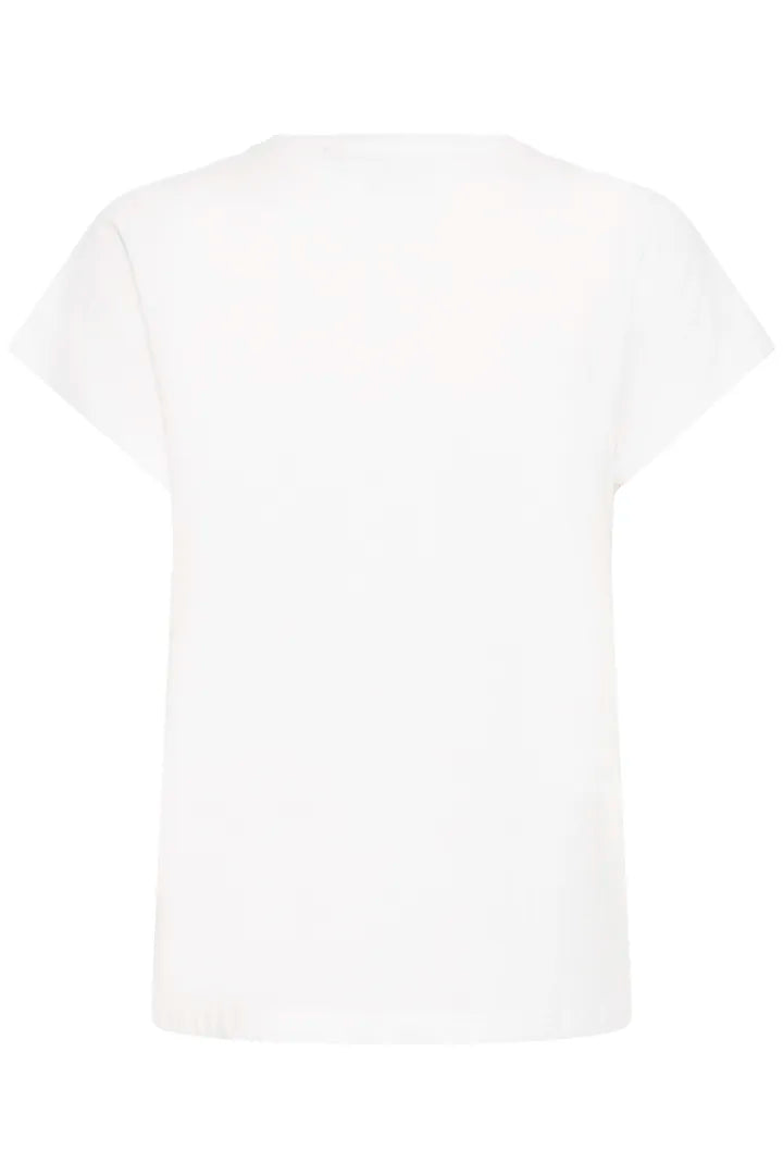 b.young Sobbe Cactus Tshirt Optical White