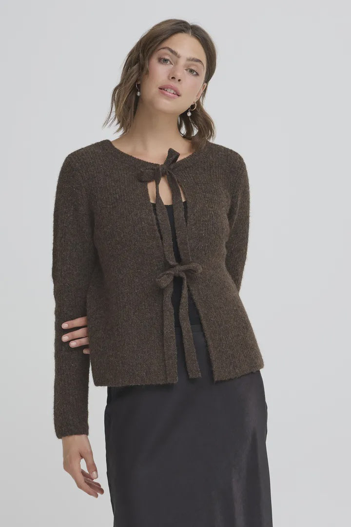 Fransa Rosanna Cardigan Chocolate Torte