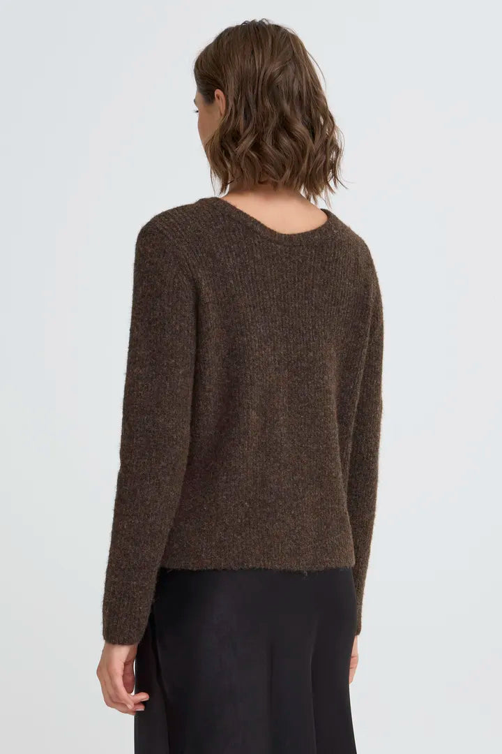 Fransa Rosanna Cardigan Chocolate Torte