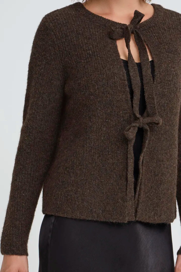 Fransa Rosanna Cardigan Chocolate Torte