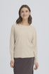 Fransa Romina Jumper Oatmeal Melange