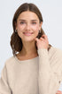 Fransa Romina Jumper Oatmeal Melange