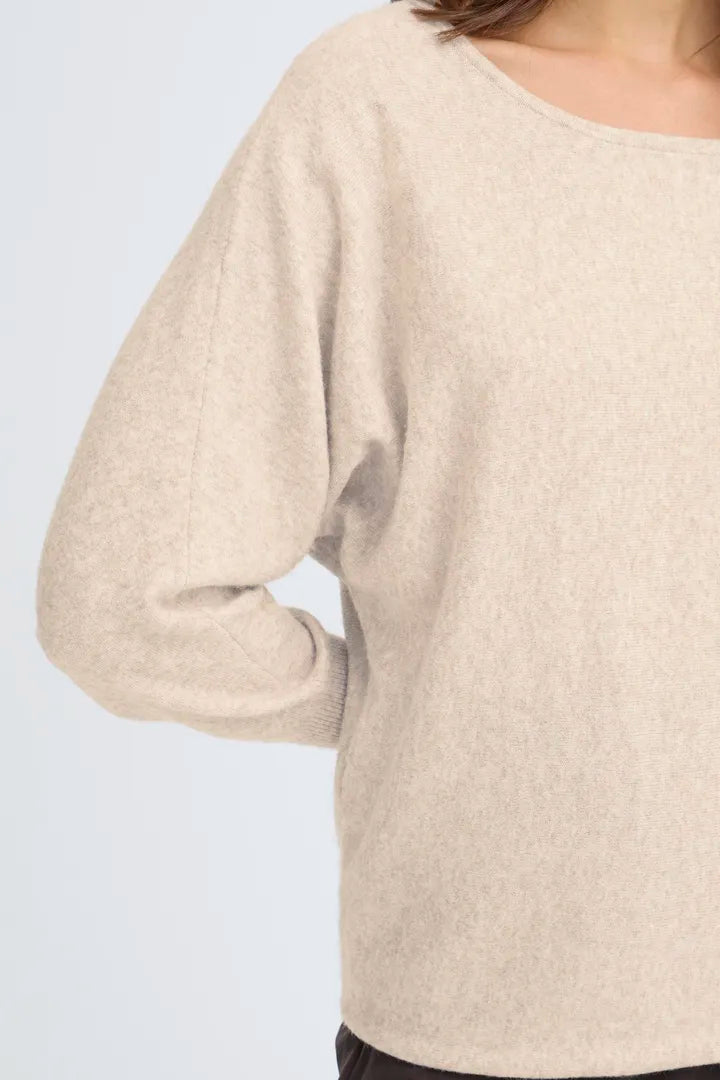 Fransa Romina Jumper Oatmeal Melange