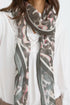 Fransa Sanni Scarf Boho Bloom Smokey Olive