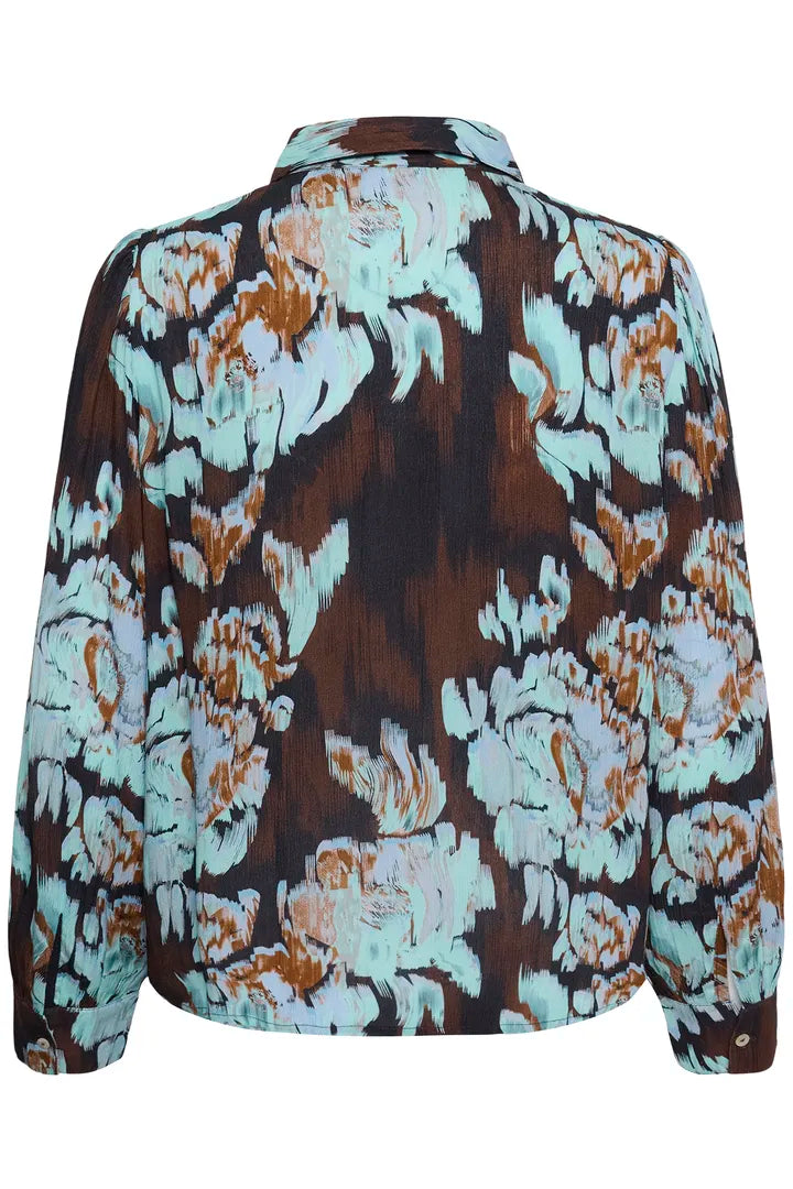Saint Tropez Vega Shirt Nightsky Shaded Flowers