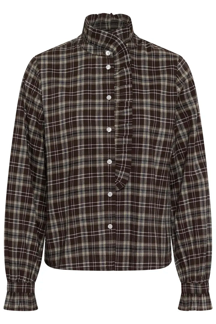 Saint Tropez Ully Shirt Chocolate Brown