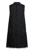 Fransa Frilia Dress Meteorite