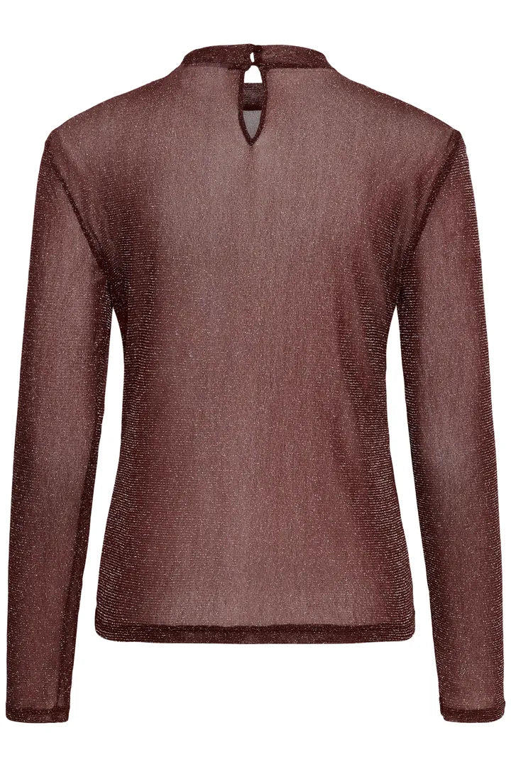 Saint Tropez Delila LS Blouse Winetasting