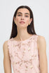 b.young Soraya Top Floral Parfait Pink Mesh