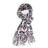 Pure Fashions Leopard Scarf Pink
