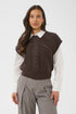 Saint Tropez Trune Vest Chocolate Brown