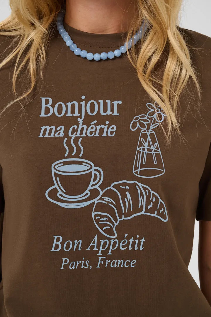 Saint Tropez Tachell T-Shirt Dark Earth