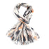 Pure Fashions Abstract Scarf Orange