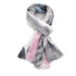 Pure Fashions Giant Floral Scarf Grey