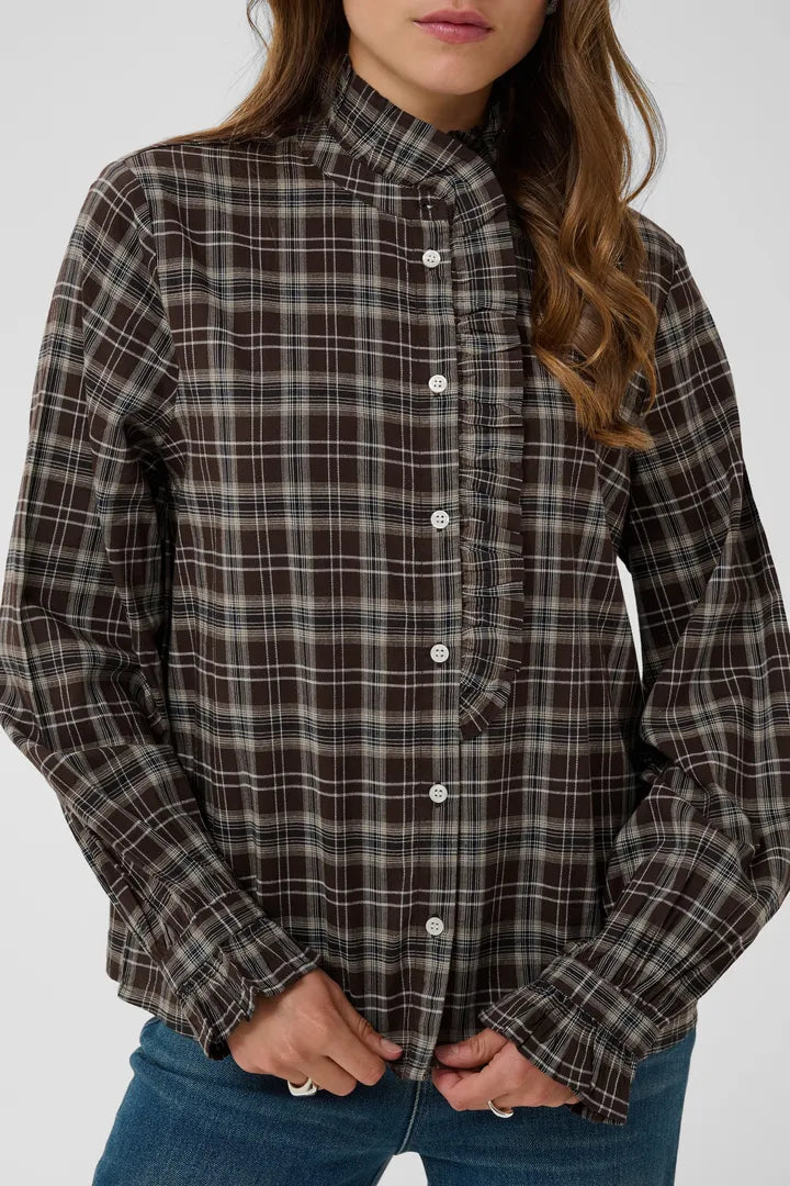 Saint Tropez Ully Shirt Chocolate Brown