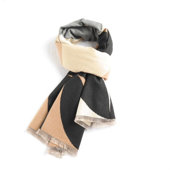 Pure Fashions Clover Scarf Black