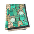 Pure Fashions Cats Scarf Green