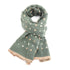 Pure Fashions Tiny Flowers Scarf Green