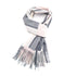 Pure Fashions Rectangles Scarf Grey