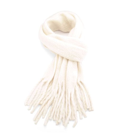 Pure Fashions Plain Scarf Cream