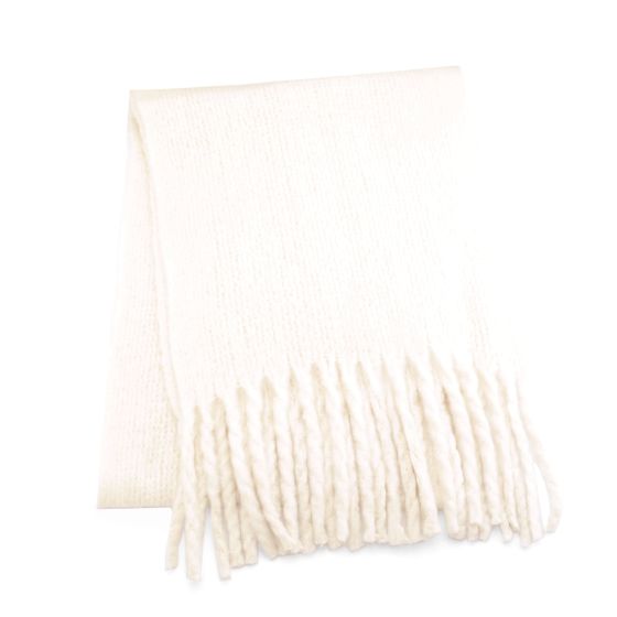 Pure Fashions Plain Scarf Cream