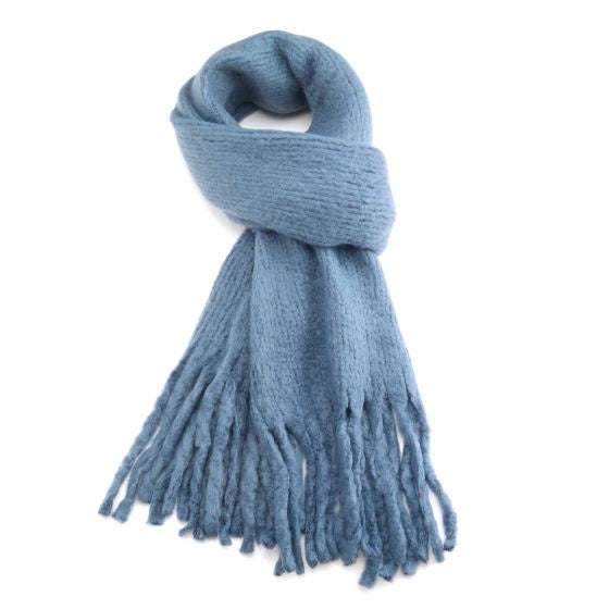 Pure Fashions Plain Scarf Denim