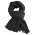 Pure Fashions Plain Teddy Wool Scarf Charcoal